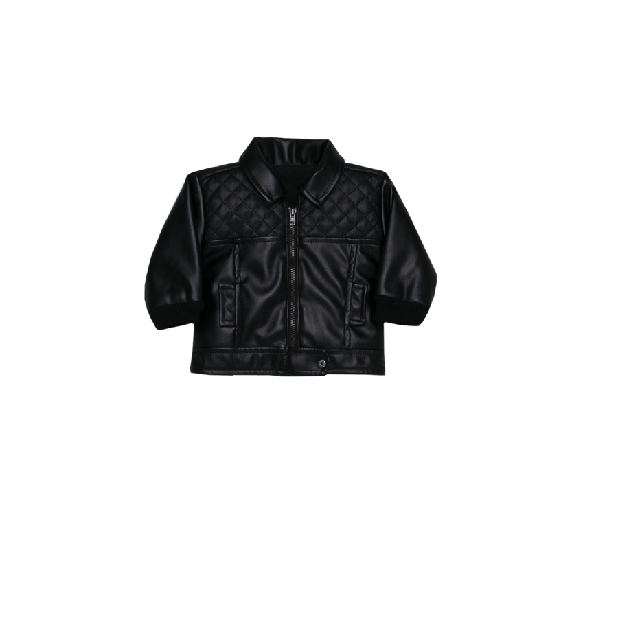 jaqueta de couro bebe 2 anos