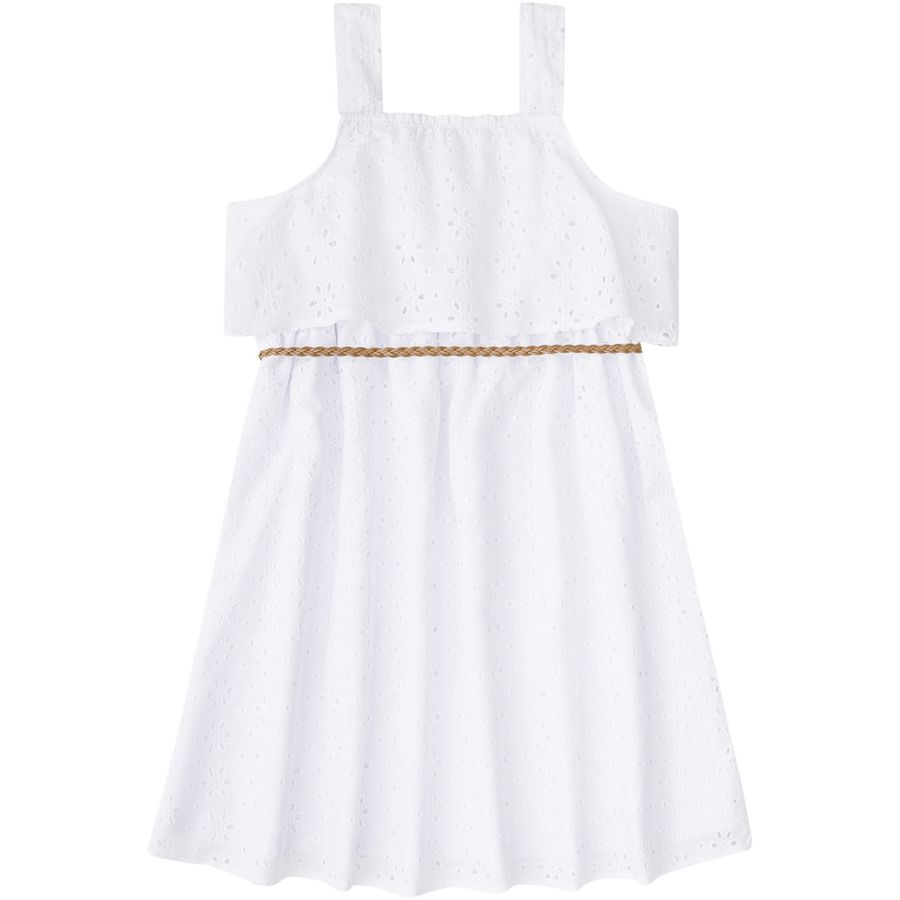 vestido de lese infantil branco